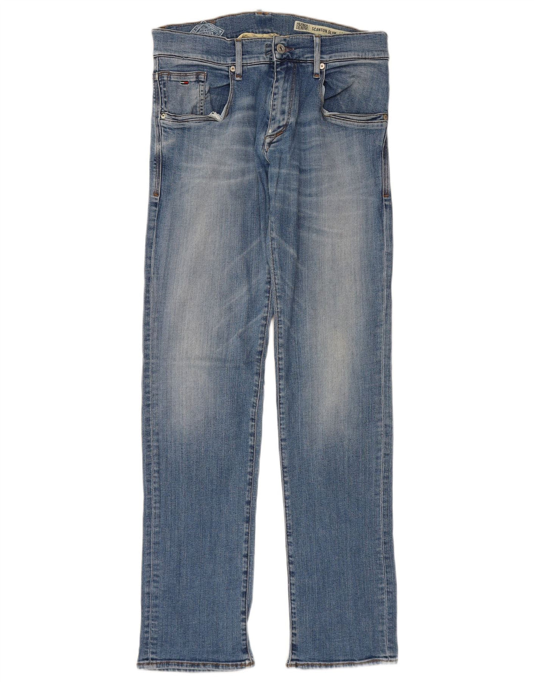 TOMMY HILFIGER Womens Scanton Slim Jeans W30 L34 Blue