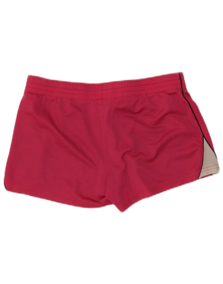 REEBOK Damen-Sportshorts UK 14 Mittelrosa Colourblock-Polyester