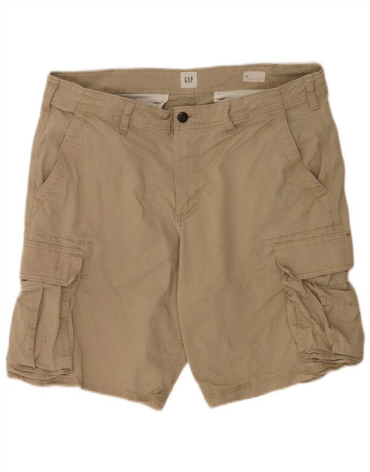 Gap Herren Cargo-Shorts W36 Large Beige Baumwolle