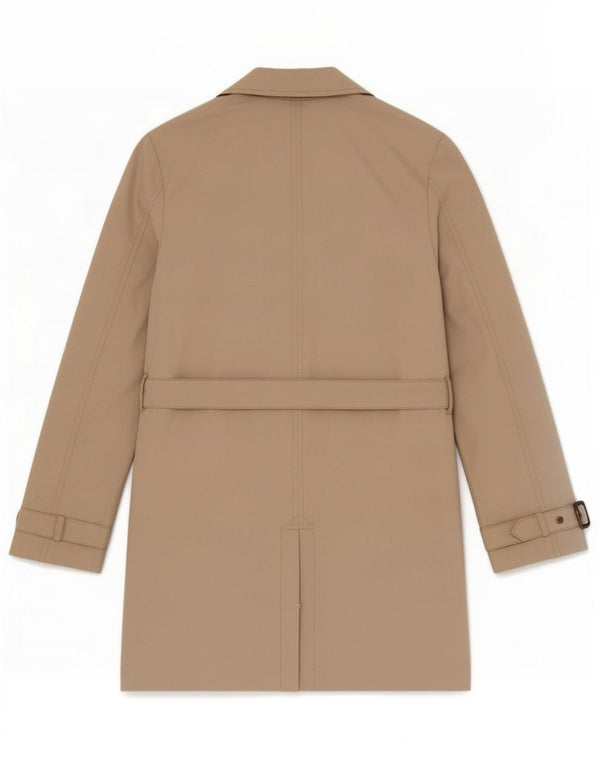 Zara Girls Trench Coat 11-12 Years Beige Cotton