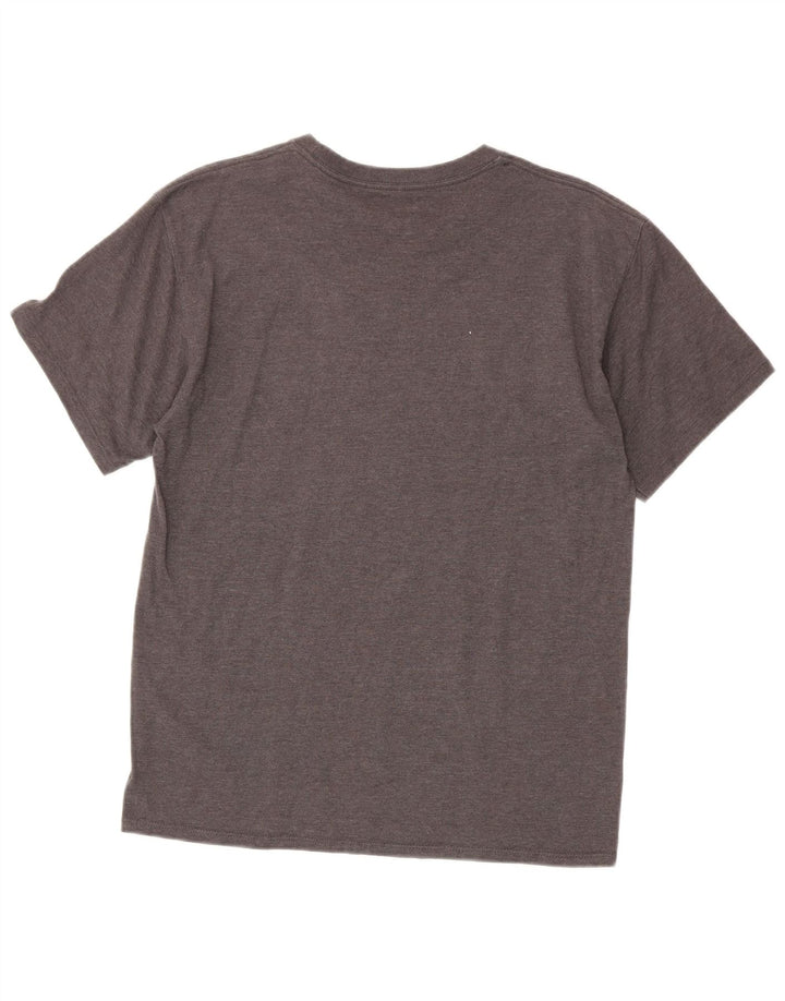 Champion Herren Grafik-T-Shirt-Oberteil Mittelgrau