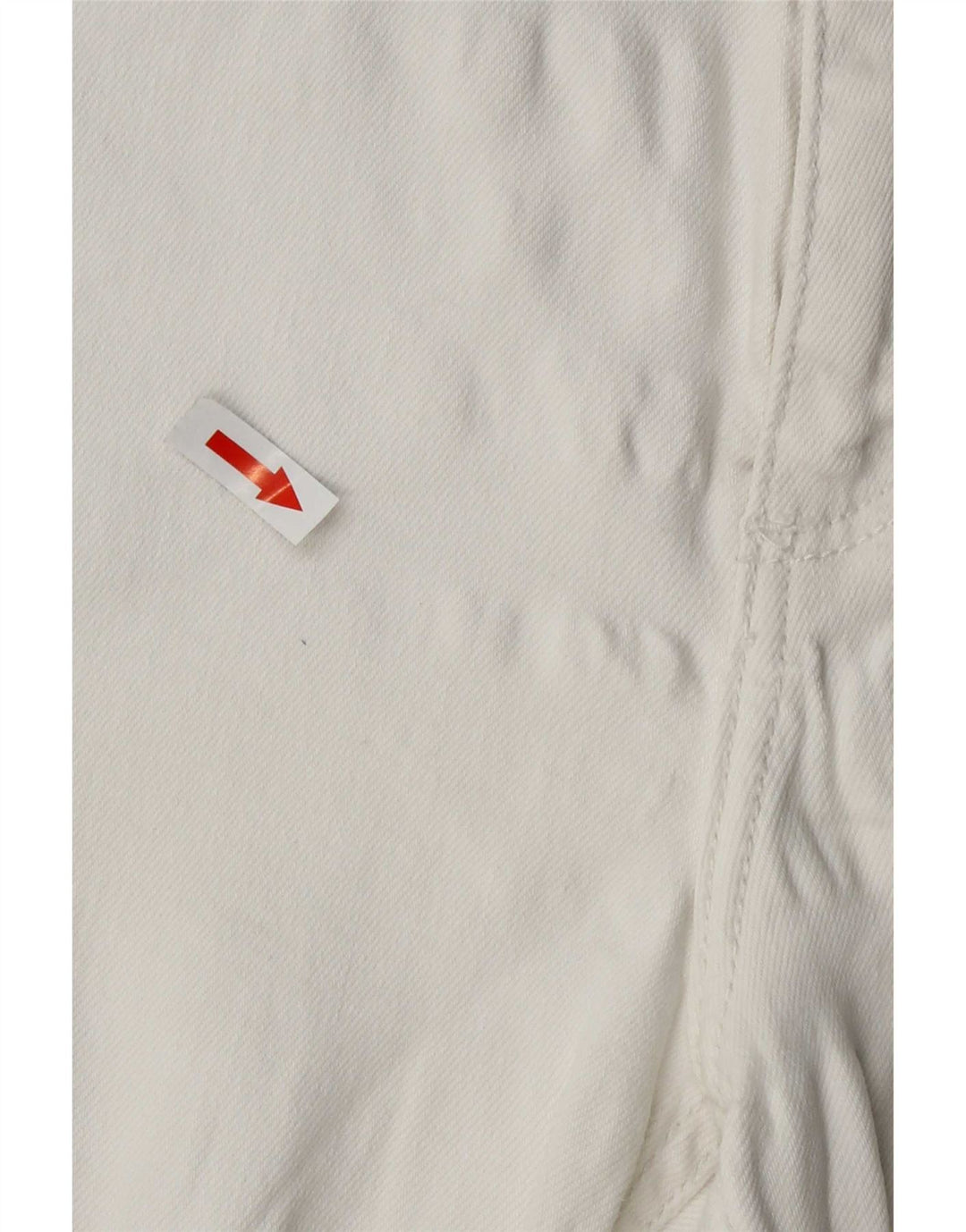 Gerade geschnittene Damenhose von Zara, Größe L, W32, L25, Weiß