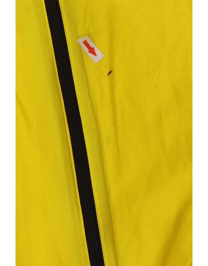 Adidas Herren Clima Proof Regenjacke UK 40 Large Gelb Polyester