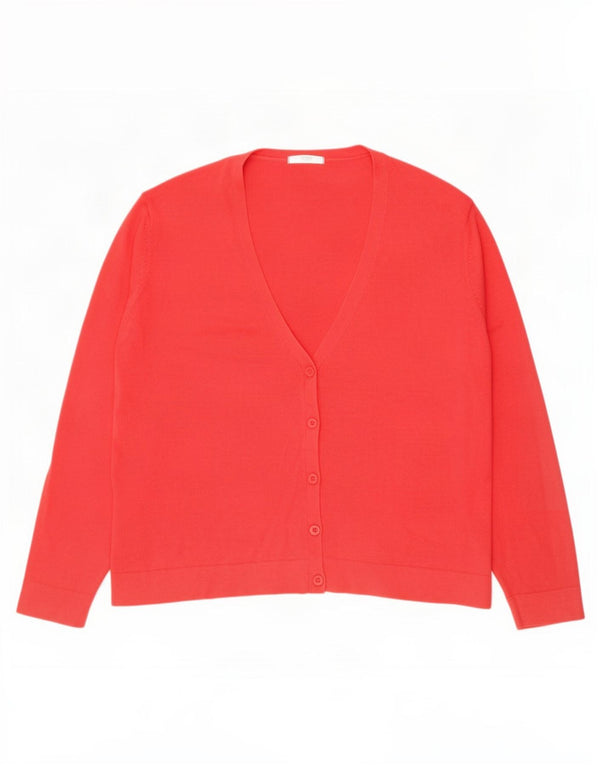 Marks & Spencer Damen-Cardigan-Pullover UK 24 4XL Rosa Baumwolle