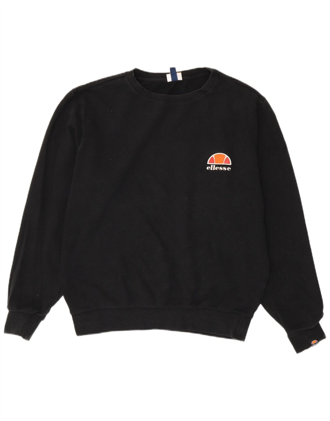 Ellesse Damen-Sweatshirt in Übergröße, Größe UK 14, Größe L, Schwarz, Baumwolle