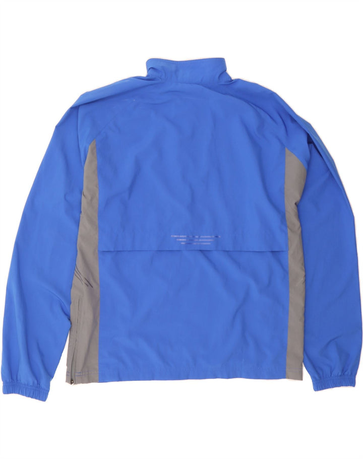 ADIDAS Mens Climashell Tracksuit Top Jacket Medium Blue Colourblock Vintage Adidas and Second-Hand Adidas from Messina Hembry 