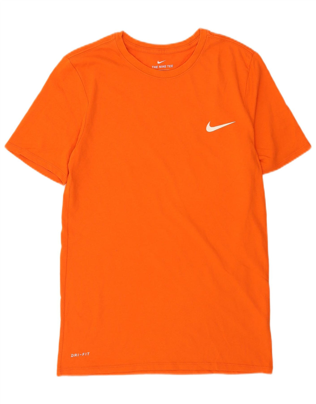 Nike Herren Athletic Cut T-Shirt Top Small Orange Baumwolle