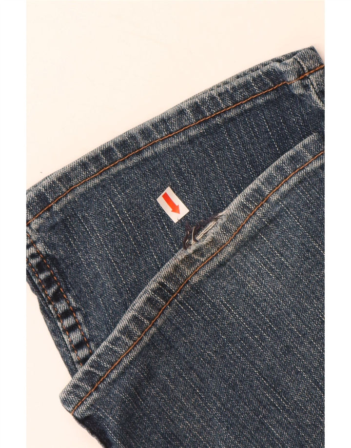 WRANGLER Herren Texas Stretch Straight Jeans W34 L30 Blaue Baumwolle