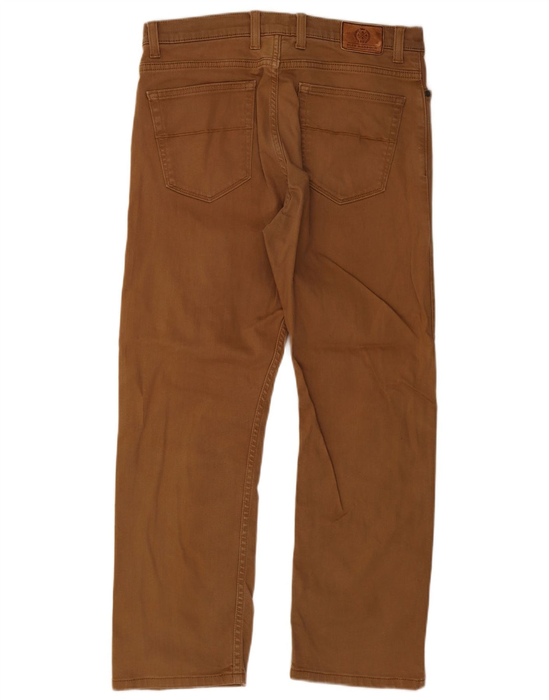 Marks & Spencer Herren Blue Harbor Straight Jeans W34 L29 Braune Baumwolle