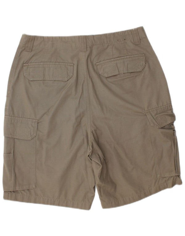 EDDIE BAUER Herren Cargoshorts W33 Medium Khaki Baumwolle