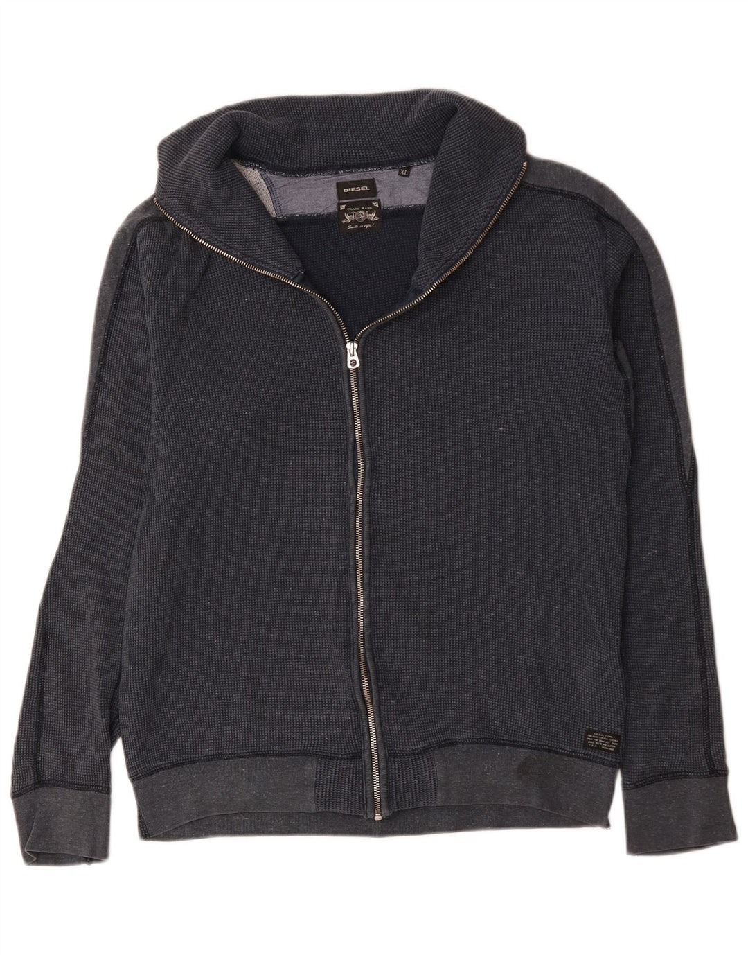 Diesel Herren Trainingsanzug Top Jacke XL Marineblau Baumwolle