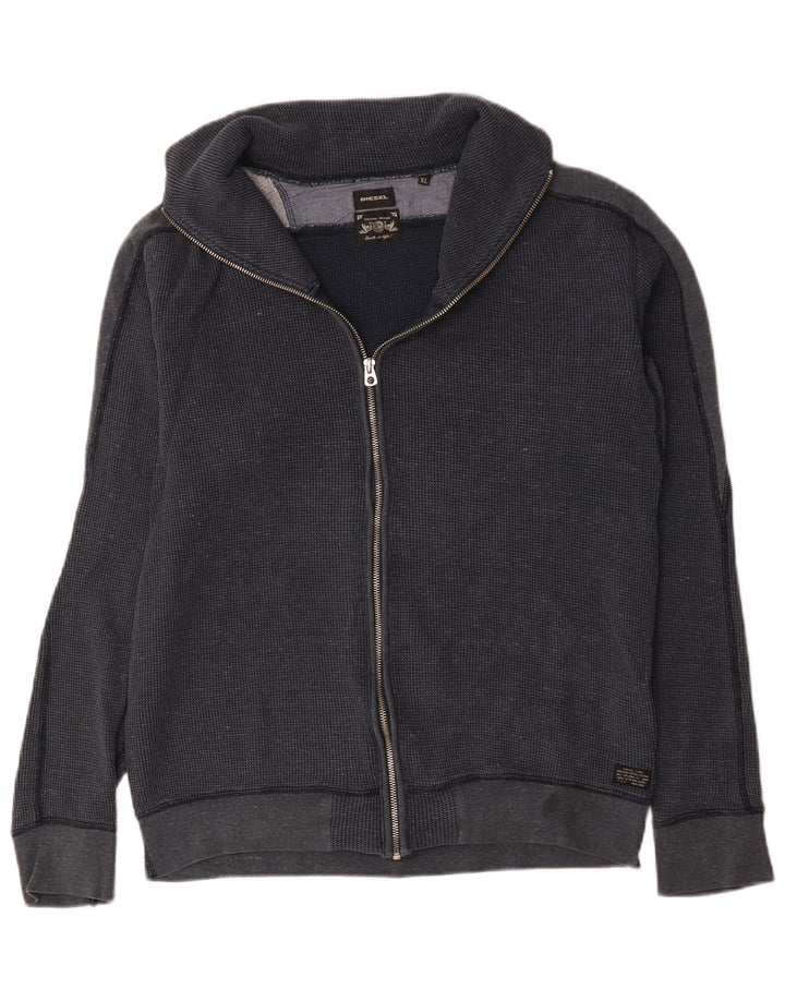 Diesel Herren Trainingsanzug Top Jacke XL Marineblau Baumwolle