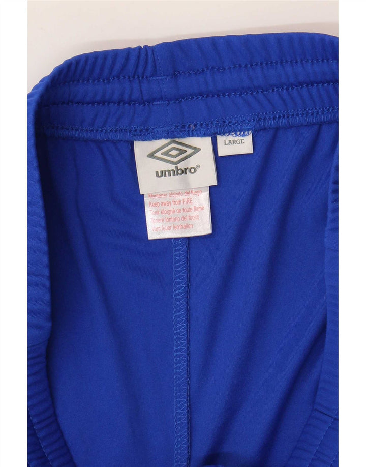 Umbro Herren-Sportshorts, groß, blau, Polyester