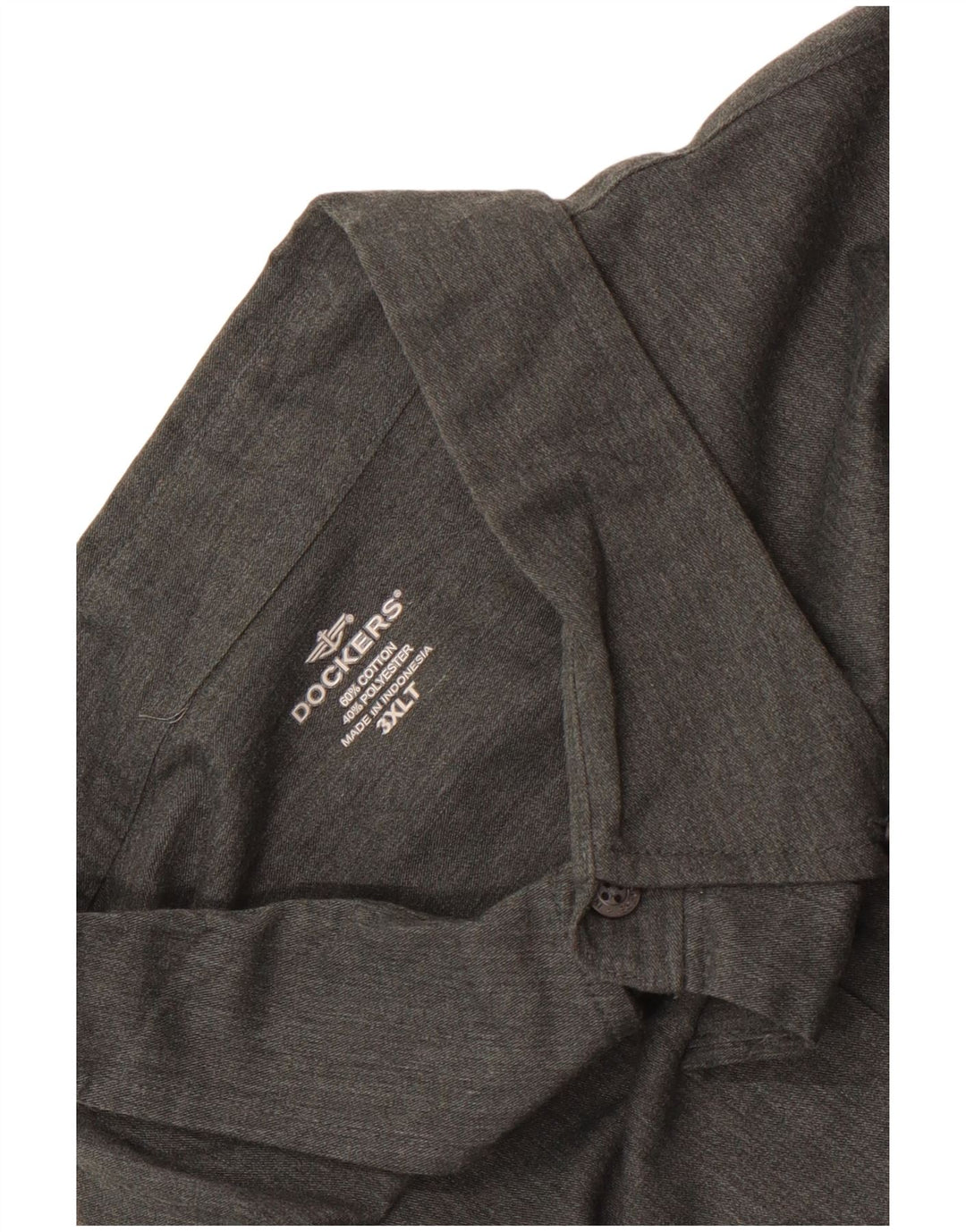 Dockers Herren-Hemd, groß, 3XL, graue Baumwolle