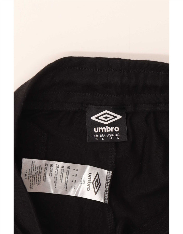 Umbro Herren-Sportshorts, Größe S, schwarze Baumwolle