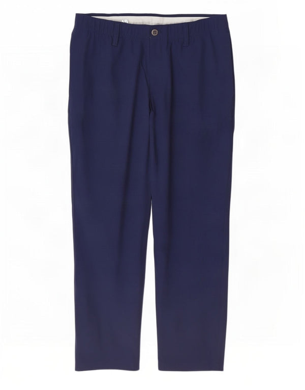 Under Armour Slim Chino-Hose für Herren, W36 L30, marineblaues Polyester