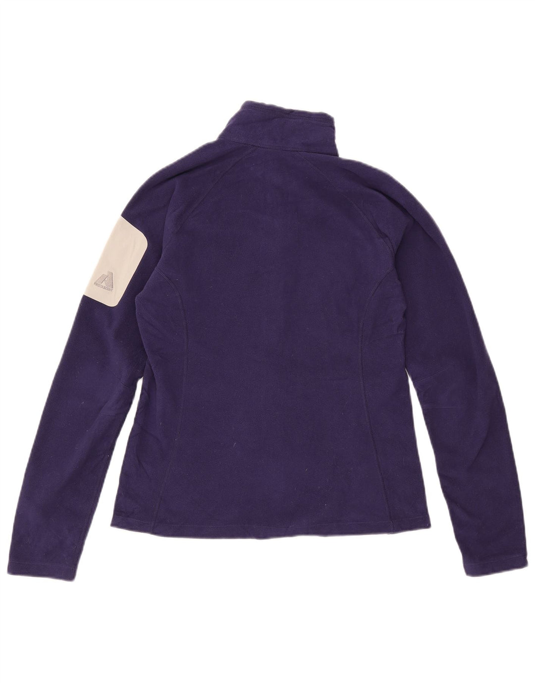 EDDIE BAUER Damen Fleecejacke UK 12 Medium Purple Colourblock Polyester