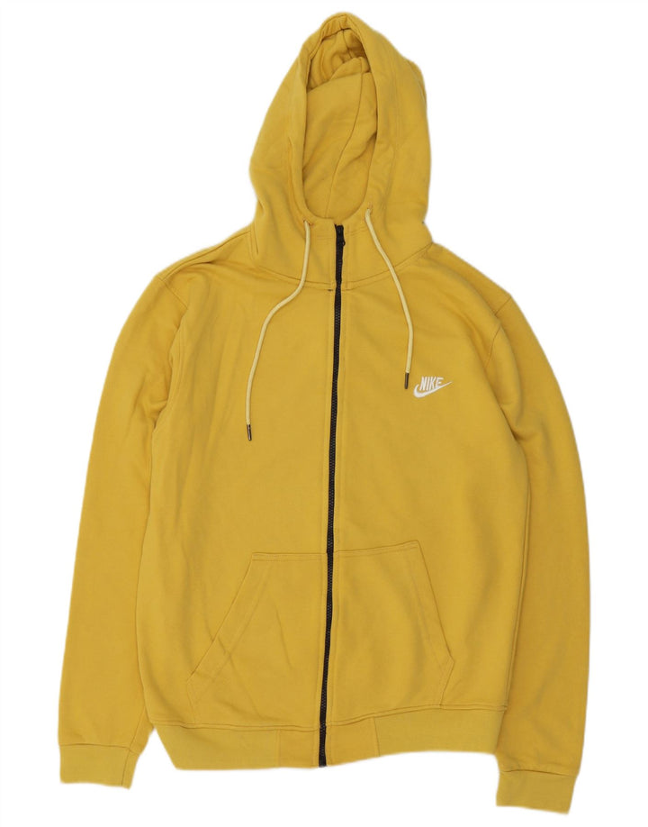 Nike Jungen-Kapuzenpullover mit Reißverschluss, 12–13 Jahre, Größe L, Gelb