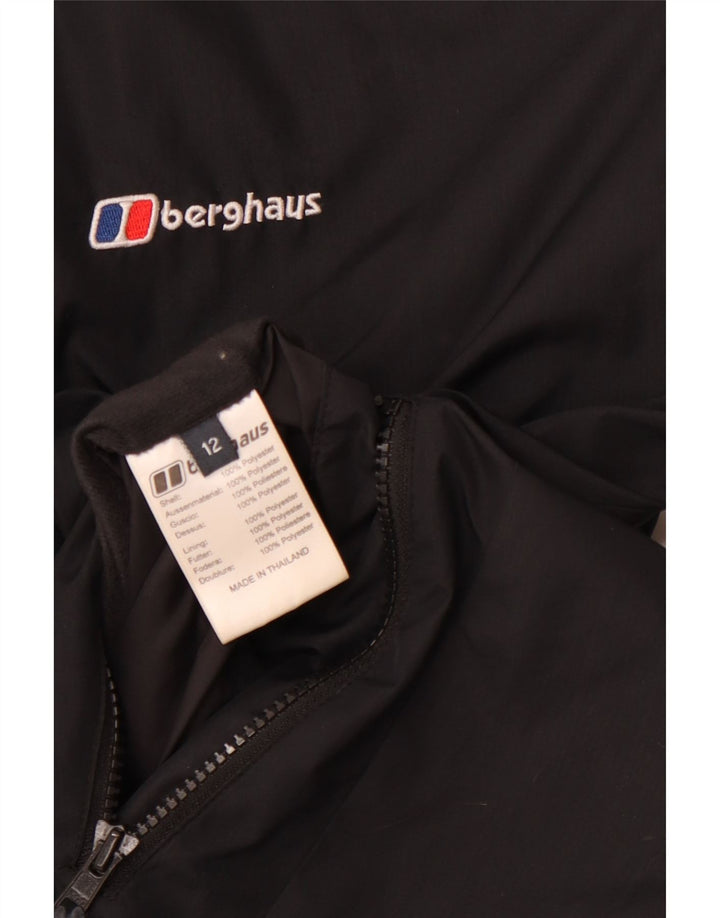 BERGHAUS Damen Wendejacke UK 12 Medium Schwarz Polyester