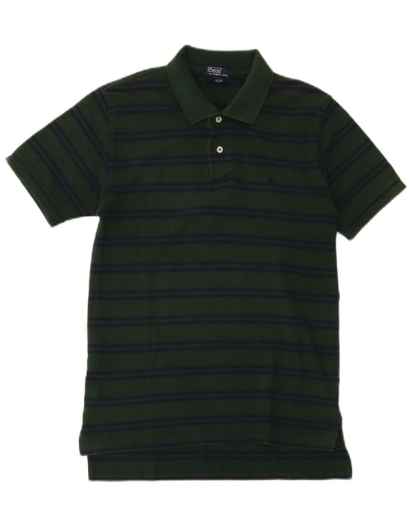 Polo Ralph Lauren Hemd für Jungen, 15–16 Jahre, XL, grün gestreift, Baumwolle