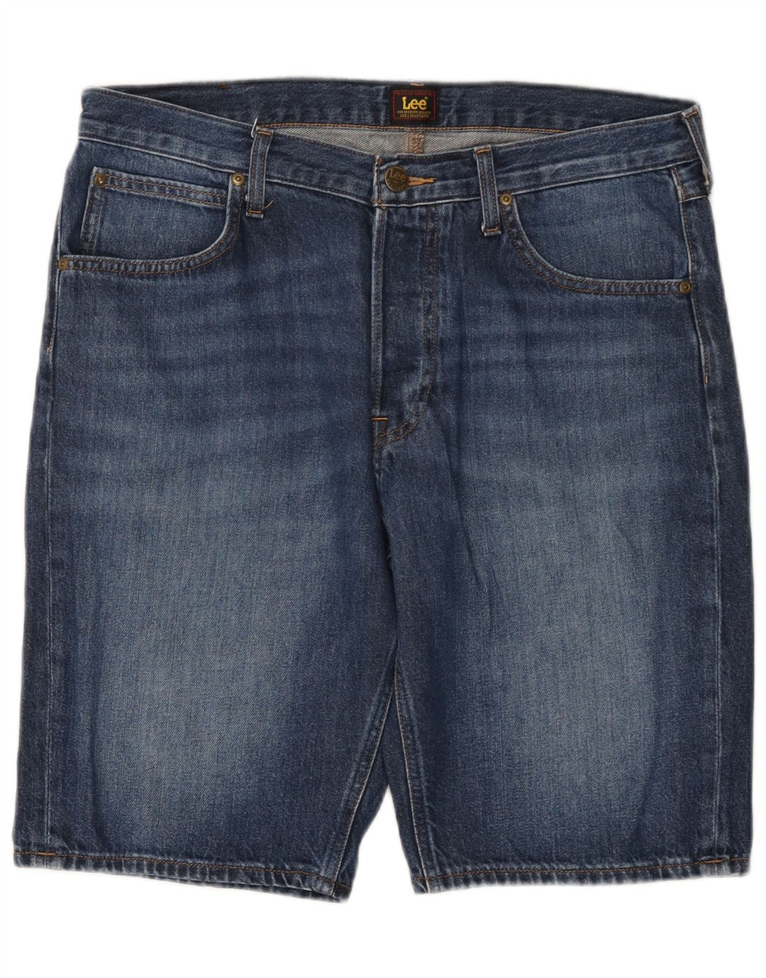 Lee Herren-Jeansshorts, W34, Größe L, Blau, Baumwolle