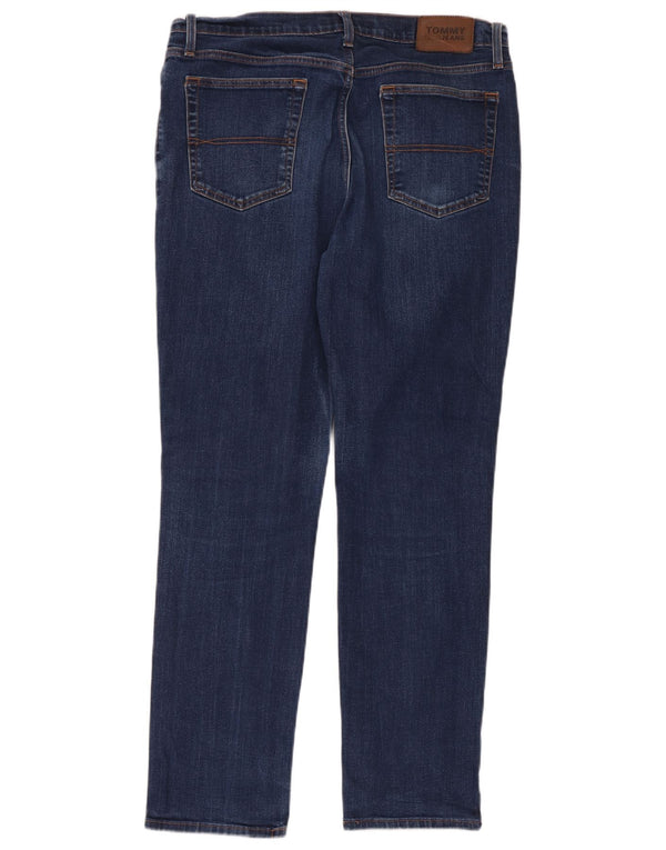 Tommy Hilfiger Herren Droite Slim Jeans W36 L32 Blau