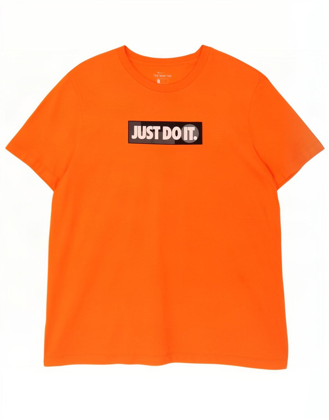 Nike Herren-T-Shirt mit Grafik, Größe L, Orange, Baumwolle
