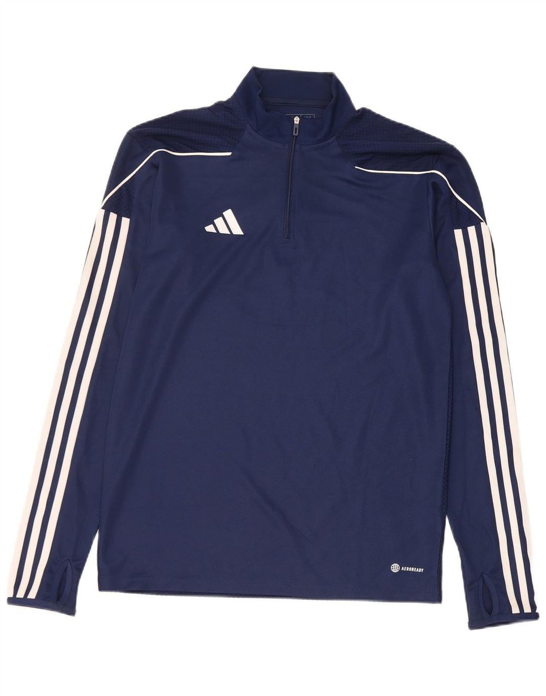 Adidas Herren Aeroready Slim Fit Pullover Trainingsanzug Top Small Marineblau
