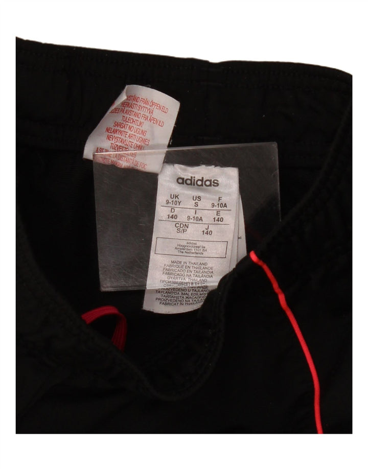 ADIDAS Mädchen-Trainingshose, Jogginghose, 9–10 Jahre, schwarzes Polyester