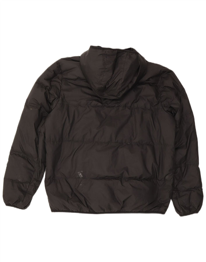 Nike Herren-Jacke mit Kapuze, gepolstert, UK 40, Größe L, Schwarz, Polyester
