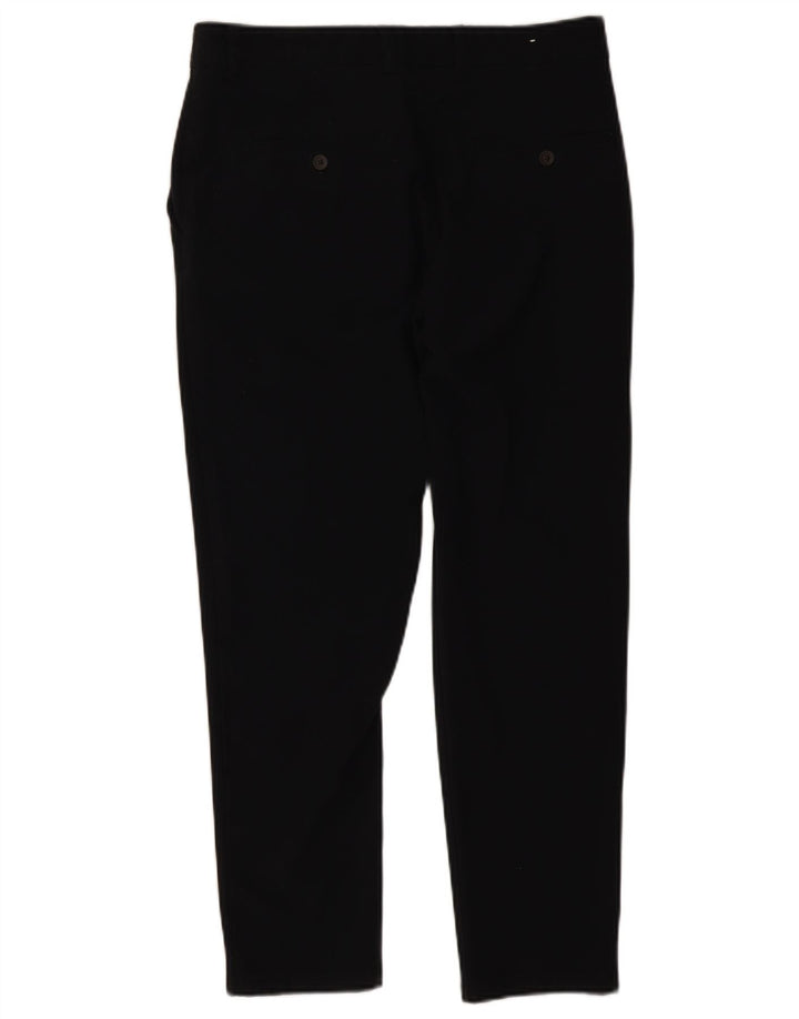 Zara Slim Chino-Hose für Herren, EU 42, Größe L, W32, L27, Schwarz, Polyester