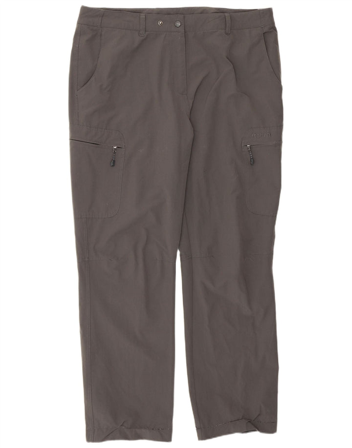 Gerade Cargo-Hose für Damen von Rohan, Größe 46, Größe L, W36, L29, Grau, Polyamid