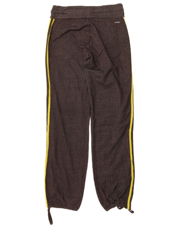 Adidas Damen Climalite Trainingshose Jogger UK 4/6 XS Graue Baumwolle