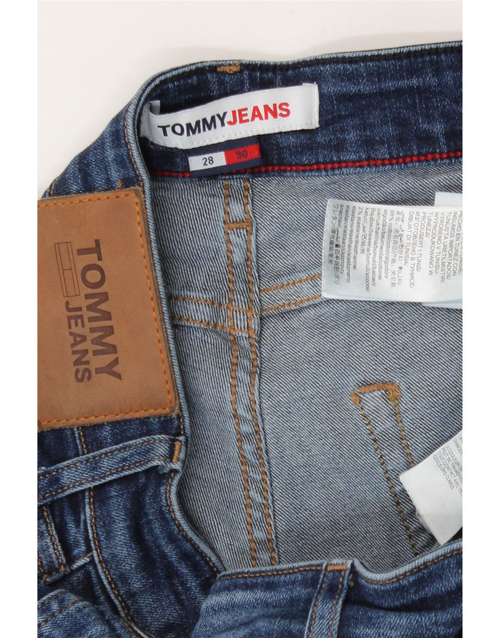 Tommy Hilfiger Damen Slim Jeans W28 L26 Blaue Baumwolle