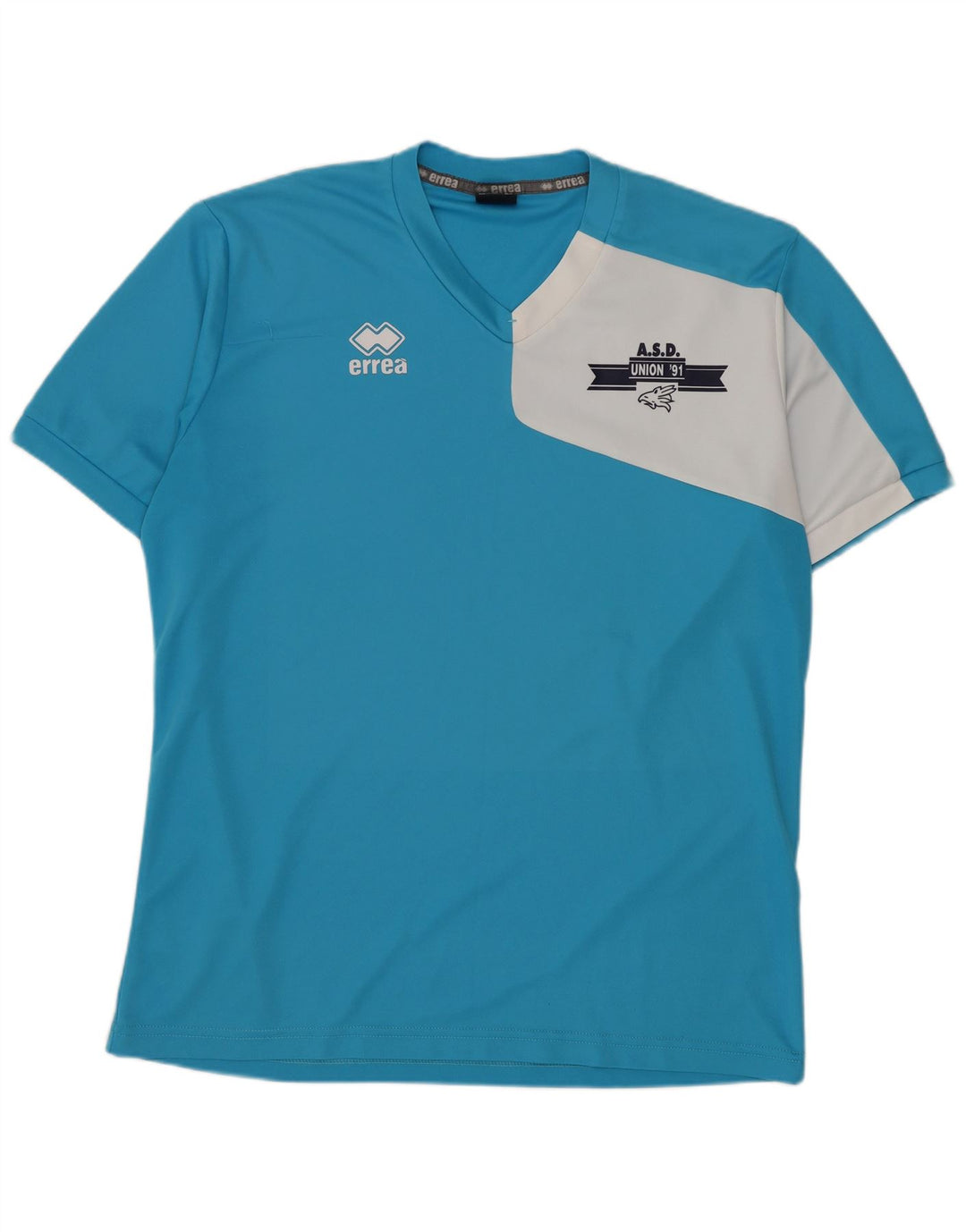 Errea Herren T-Shirt Top XL Blau Colourblock