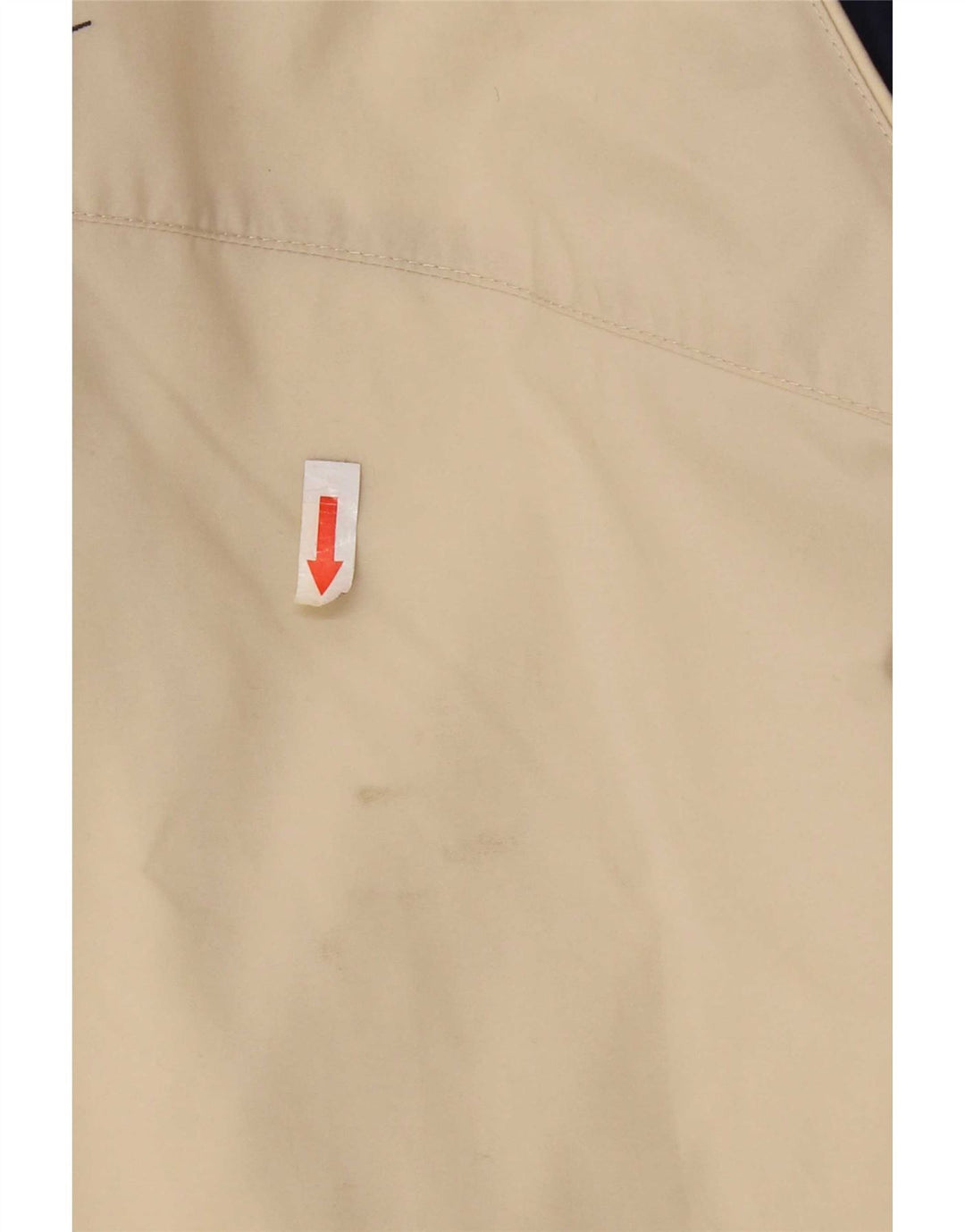Nike Herren-Trainingsanzug-Oberteiljacke UK 47/48 2XL Beige Colourblock-Polyester
