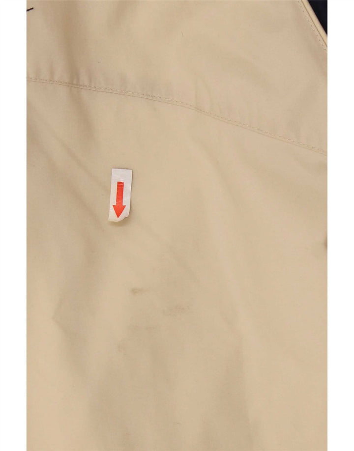 Nike Herren-Trainingsanzug-Oberteiljacke UK 47/48 2XL Beige Colourblock-Polyester