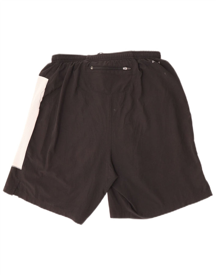 Nike Herren-Sportshorts, Größe S, Schwarz, Colourblock-Polyester