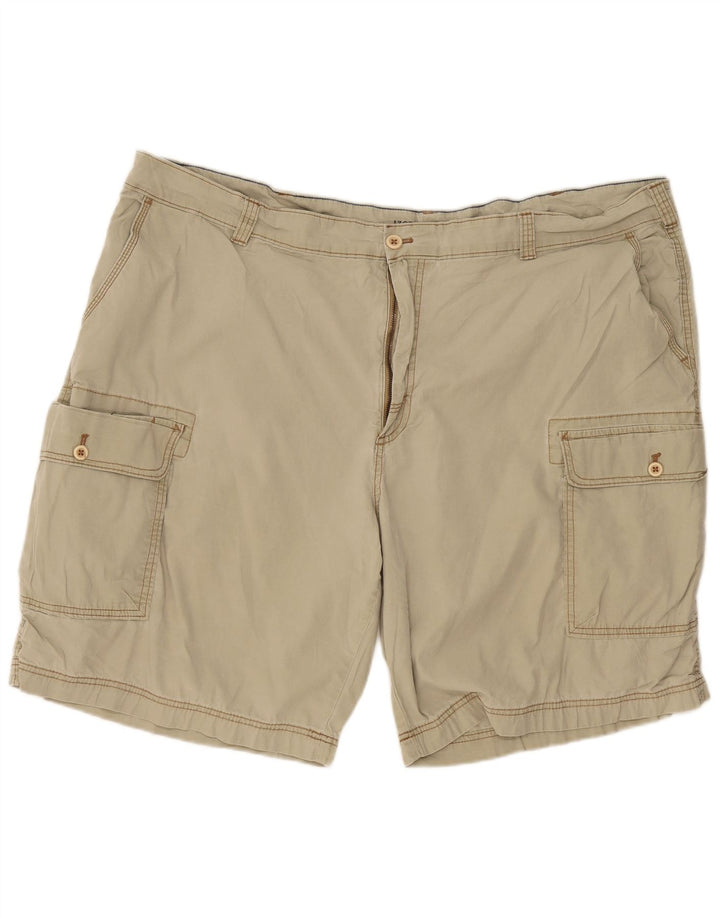 IZOD Herren Salt Water Cargo Shorts W48 4XL Grüne Baumwolle