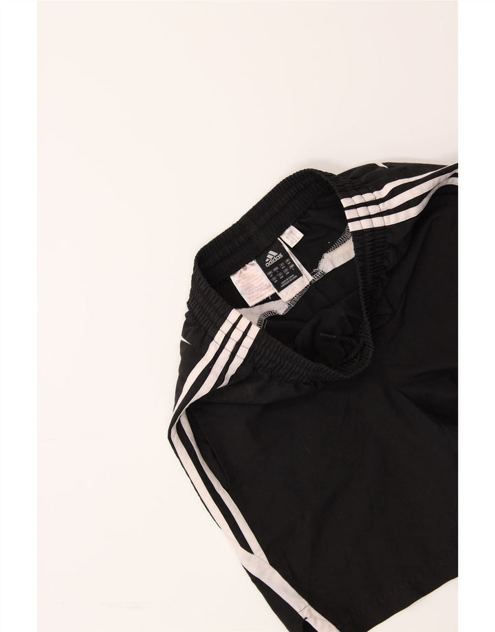 ADIDAS Boys Sport Shorts 13-14 Years  Black Colourblock Polyester Vintage Adidas and Second-Hand Adidas from Messina Hembry 
