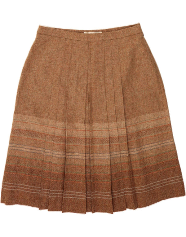 THE EDINBURGH WOOLEN MILL Damen Faltenrock UK 22 3XL W38 Braun