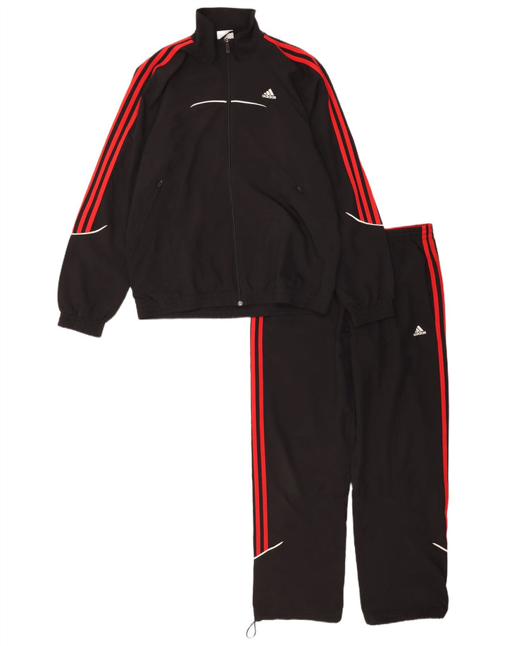 Adidas Herren Climalite Full Trainingsanzug UK 40/42 Medium Schwarz