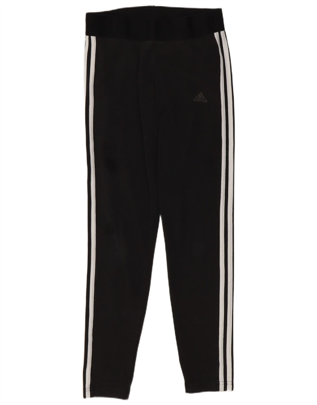 Adidas Damen Leggings UK 12/14 Mittelschwarze Baumwolle