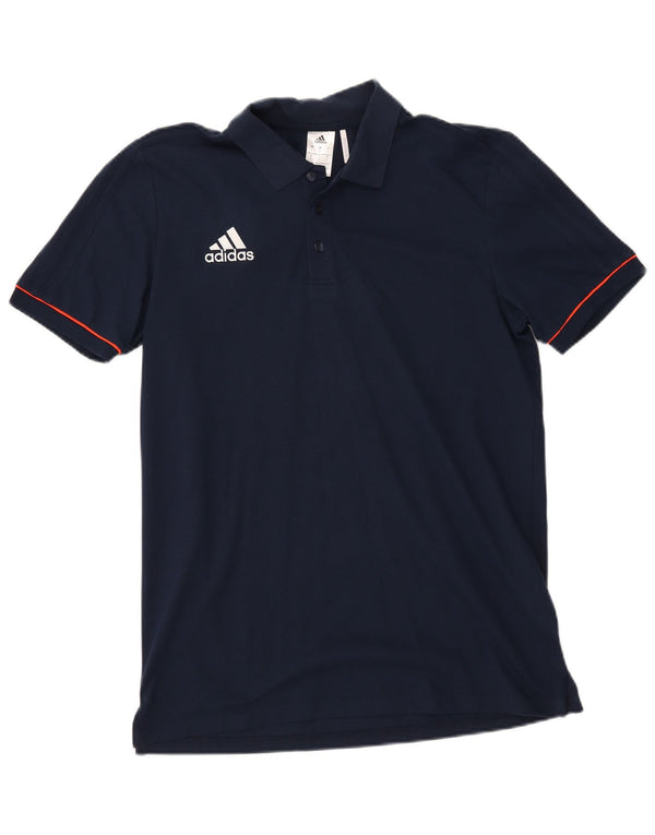 ADIDAS Herren Climalite Poloshirt Große Marineblaue Baumwolle