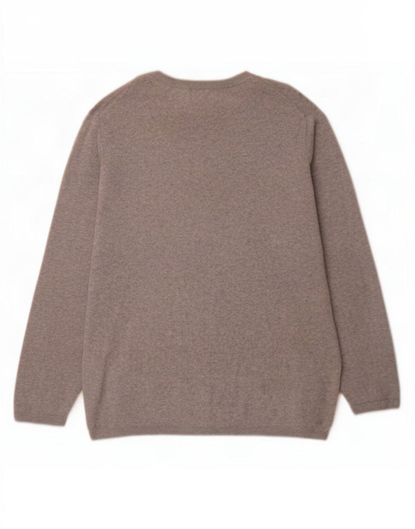 Tommy Hilfiger Damen-Pullover mit U-Boot-Ausschnitt, UK 20 2XL, graue Baumwolle
