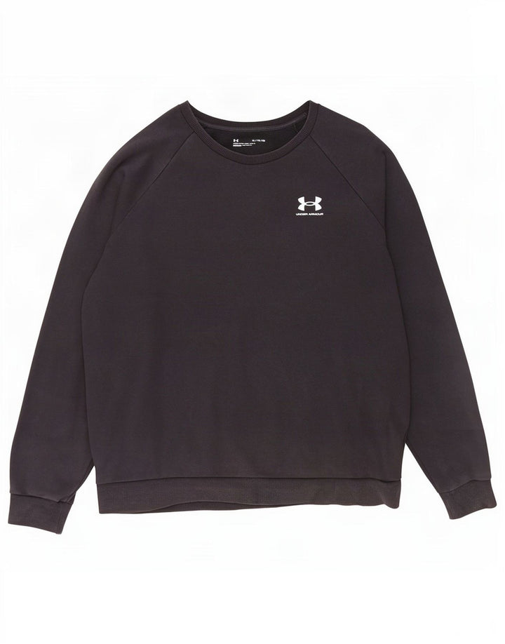 Under Armour Herren Sweatshirt Pullover XL Schwarz Baumwolle