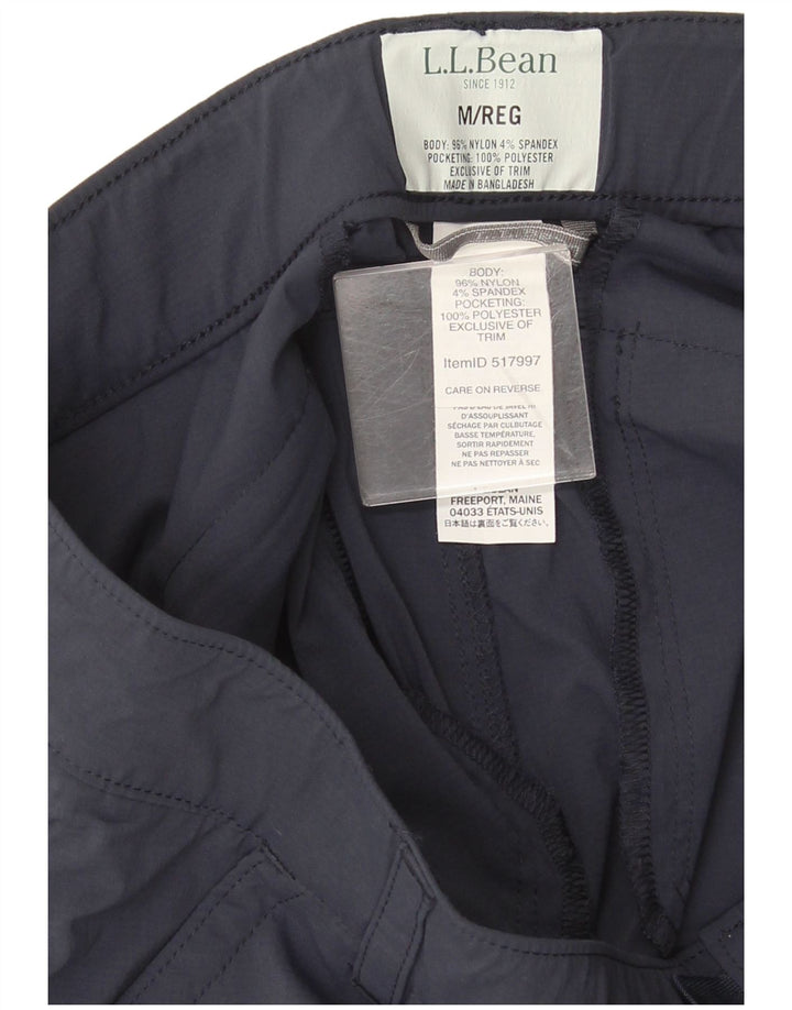 L.L.Bean Herren-Cargo-Capri-Hose, Größe M, W32, L22, Marineblau, Nylon