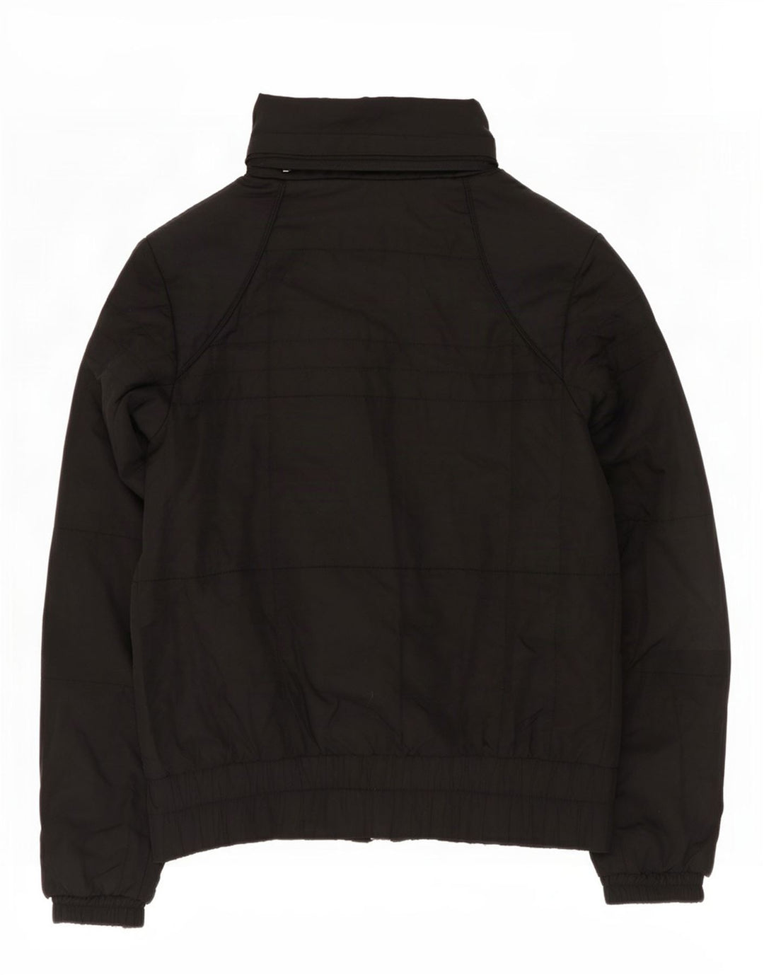 Nike Damen-Kapuzenjacke, wattiert, UK 10/12, Mittelschwarz, Polyester