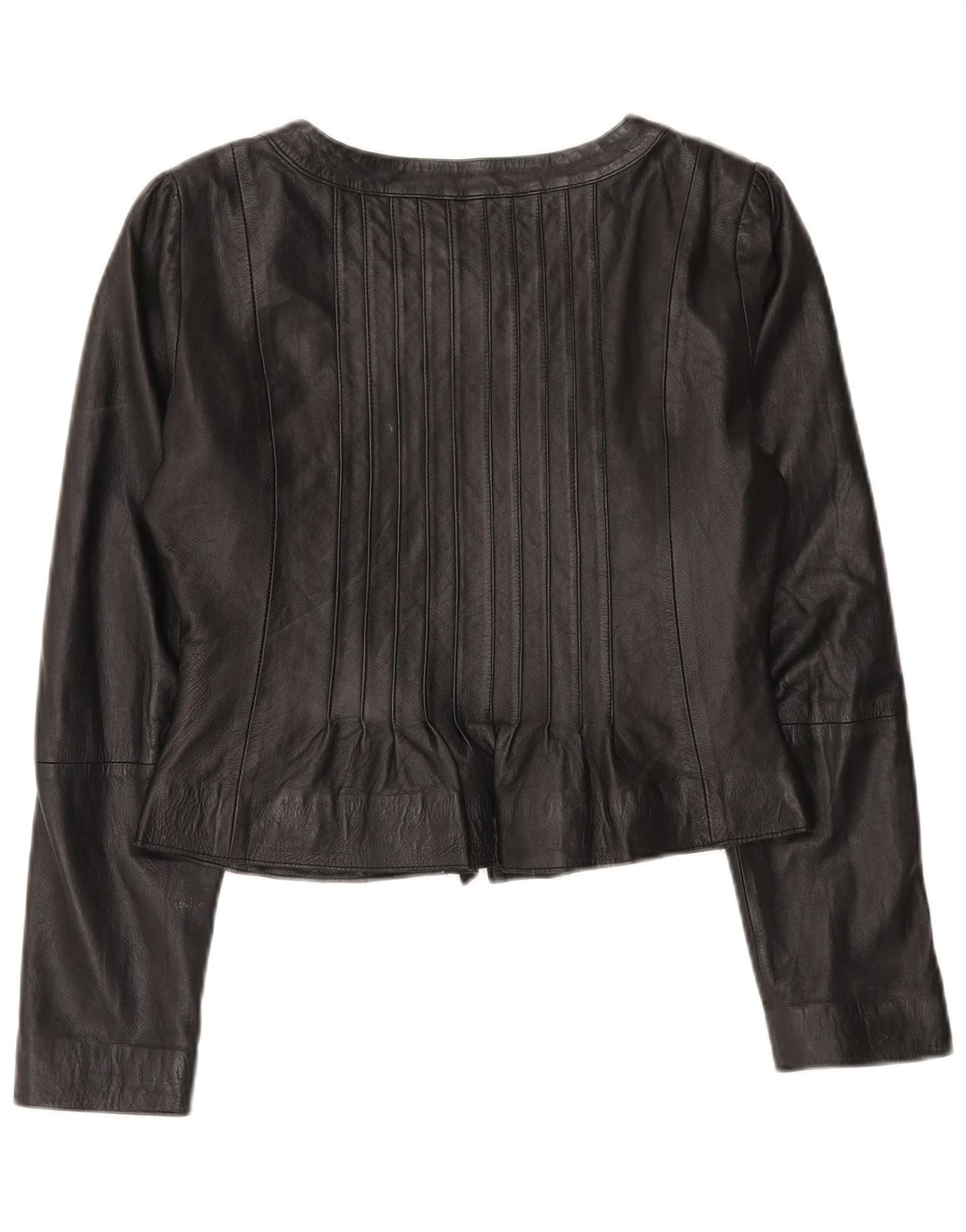 CCDK Damen Lederjacke EU 40 Mittelschwarzes Lammleder