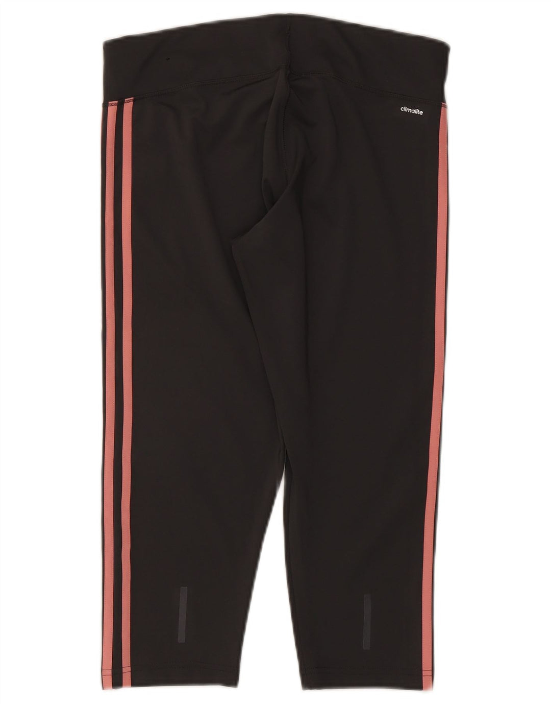 Adidas Damen Climalite Capri Leggings UK 16/18 Large Grau Polyester